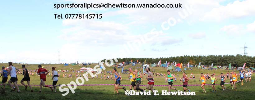 Senior mens North East Harrier League, Cramlington. Photo: David T. Hewitson/Sports for All Pics